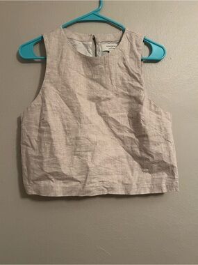 Banana Republic Linen Blend Tank/Short Set